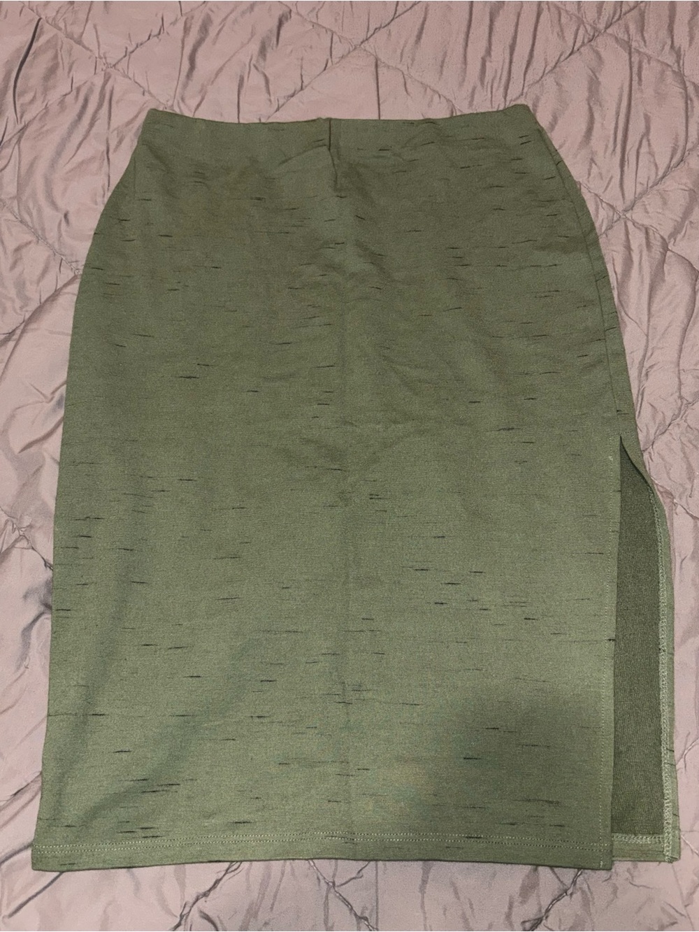 Free PeopleClassic Green Midi Pencil Skirt Hippie Grunge